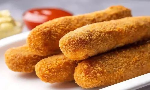 चीज़ी चिकन फिंगर्स रेसिपी