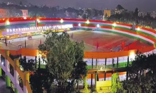 Vijayawada में कल गणतंत्र दिवस को भव्यता के साथ मनाने की तैयारी Vijayawada में कल गणतंत्र दिवस को भव्यता के साथ मनाने की तैयारी