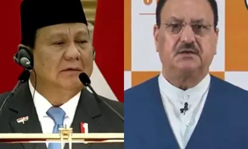 JP नड्डा ने इंडोनेशियाई राष्ट्रपति से की मुलाकात