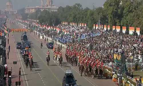 राष्ट्रपति के अंगरक्षकों की बेहतरीन टुकड़ी ने 76th Republic Day समारोह में पूरे जोश और अनुशासन के साथ हिस्सा लिया राष्ट्रपति के अंगरक्षकों की बेहतरीन टुकड़ी ने 76th Republic Day समारोह में पूरे जोश और अनुशासन के साथ हिस्सा लिया