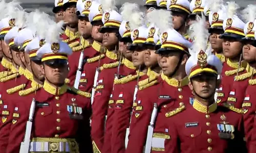 इंडोनेशियाई सशस्त्र बलों की टुकड़ी ने Republic Day Parade में भाग लिया