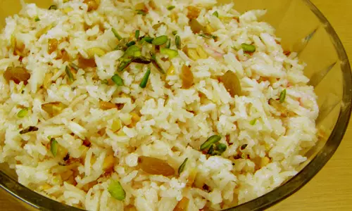 मीठे चावल की रेसिपी