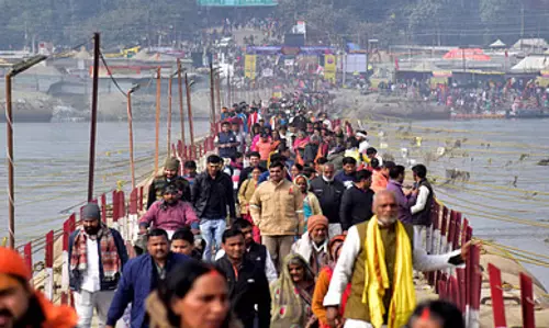 लाखों लोग आ रहे : जापानी तकनीक से महाकुंभ मेले में लाखों लोग आ रहे : जापानी तकनीक से महाकुंभ मेले में