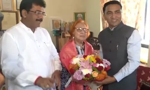 CM Sawant ने गोवा के मुक्ति संग्राम की प्रतीक लीबिया लोबो सरदेसाई को पद्म श्री के लिए बधाई दी