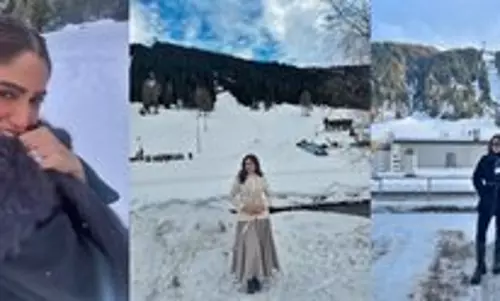 Bhumi Pednekar ने दावोस में 0 डिग्री के मौसम का सामना किया