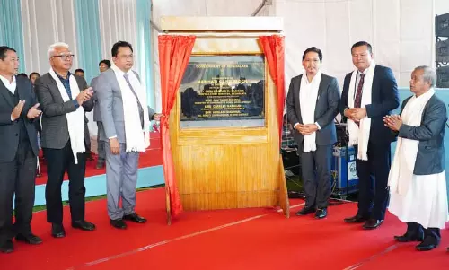 Meghalaya : सीएम कॉनराड के. संगमा ने मावती सीएंडआरडी ब्लॉक का उद्घाटन किया