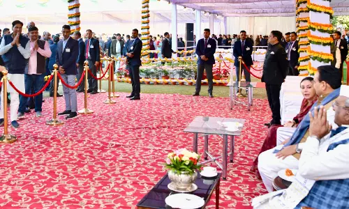 Jaipur: गणतंत्र दिवस पर राजभवन में एट होम आयोजित Jaipur: गणतंत्र दिवस पर राजभवन में एट होम आयोजित