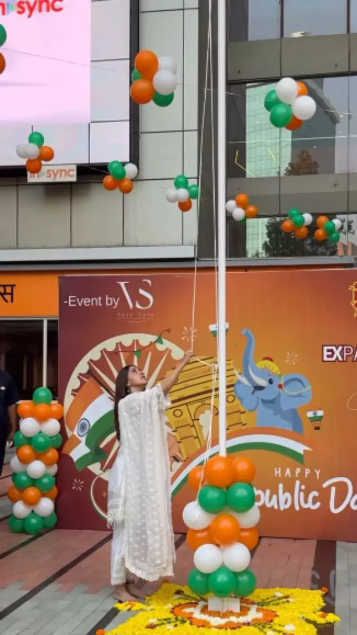 आकांक्षा रंजन कपूर ने मनाई 76वें गणतंत्र दिवस का जश्न