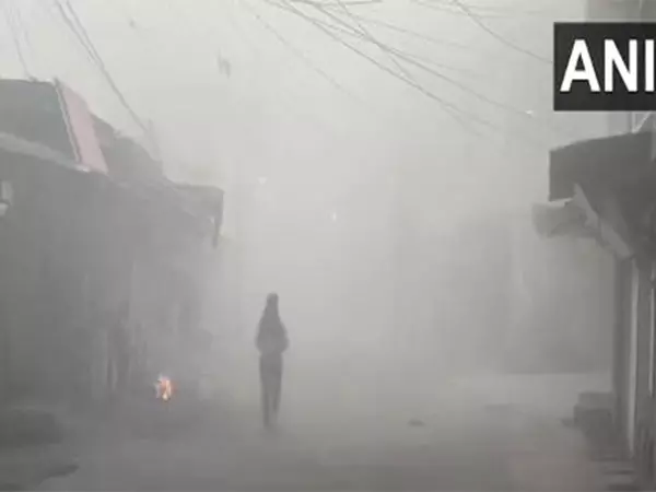 Uttar Pradesh: मुरादाबाद में घना कोहरा छाया, दृश्यता कम हुई Uttar Pradesh: मुरादाबाद में घना कोहरा छाया, दृश्यता कम हुई