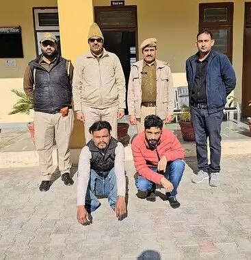 Hanumangarh: पुलिस ने दो नशा तस्कर को दबोचा