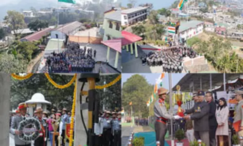 गणतंत्र दिवस पर असम राइफल्स ने मिजोरम में फहराया सबसे ऊंचा तिरंगा