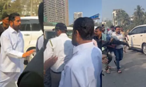 महाराष्ट्र के डिप्टी सीएम एकनाथ शिंदे ने की घायल बाइक सवार की मदद, अस्पताल में भर्ती कराया