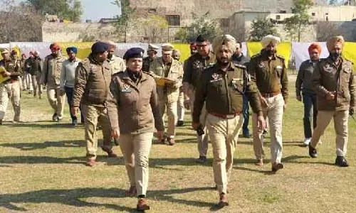 Ferozepur: गणतंत्र दिवस से पहले सुरक्षा के कड़े इंतजाम किए Ferozepur: गणतंत्र दिवस से पहले सुरक्षा के कड़े इंतजाम किए