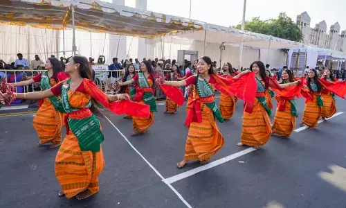 GUWAHATI पूर्वोत्तर में लोगों ने बहिष्कार के आह्वान को नकारते हुए गणतंत्र दिवस मनाया