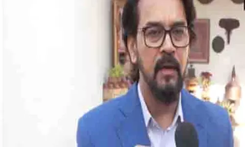 BJP के अनुराग ठाकुर ने अमृतसर में अंबेडकर की मूर्ति तोड़े जाने के बाद आप को दलित विरोधी बताया