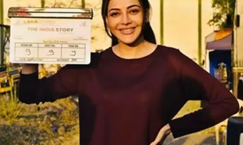 काजल अग्रवाल ने The India Story की पहली शूटिंग शुरू की काजल अग्रवाल ने The India Story की पहली शूटिंग शुरू की