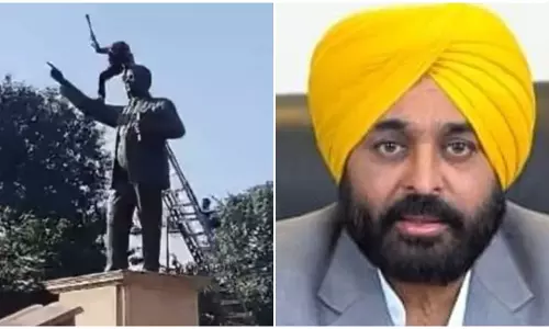 Amritsar: बाबा साहेब अंबेडकर की मूर्ति तोड़ना निंदनीय: मुख्यमंत्री भगवंत मान