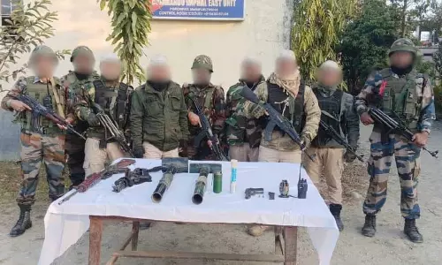 Manipur : राज्य भर में सुरक्षा बलों द्वारा संयुक्त अभियान के दौरान Manipur : राज्य भर में सुरक्षा बलों द्वारा संयुक्त अभियान के दौरान