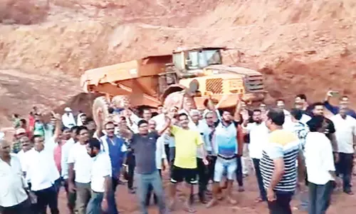 ध्वनि प्रदूषण की चिंता के चलते Mulgao गांववालों ने लौह अयस्क का खनन रोका ध्वनि प्रदूषण की चिंता के चलते Mulgao गांववालों ने लौह अयस्क का खनन रोका