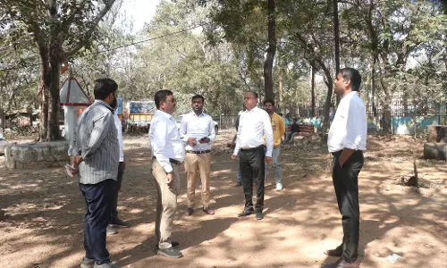 नगर निगम आयुक्त ने सोनडोंगरी में निर्माणाधीन श्वान आश्रय केन्द्र की प्रगति का निरीक्षण किया