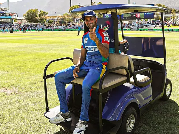 Keshav Maharaj ने पावरप्ले में संघर्ष की ओर इशारा किया Keshav Maharaj ने पावरप्ले में संघर्ष की ओर इशारा किया