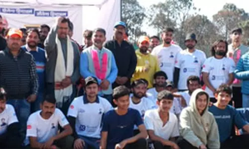 हिमाचल प्रदेश के हमीरपुर में खेल महाकुंभ का प्रदेश भाजपा सचिव नरेंद्र अत्री ने किया उद्घाटन