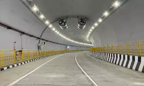 जापानी विशेषज्ञों ने पंडोह-ताकोली बाईपास सुरंग में दरारों का निरीक्षण किया