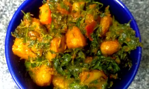 मेथी सिंघाड़ा रेसिपी मेथी सिंघाड़ा रेसिपी