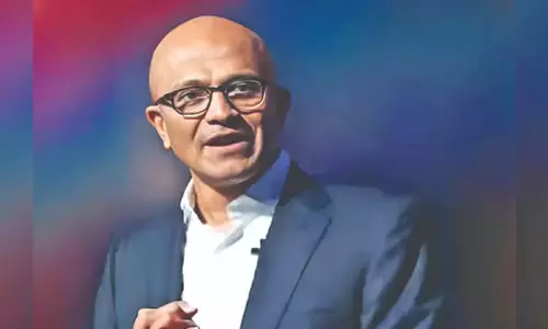 माइक्रोसॉफ्ट के CEO सत्य नडेला ने खुद को भारत-अमेरिका संबंधों का उत्पाद बताया माइक्रोसॉफ्ट के CEO सत्य नडेला ने खुद को भारत-अमेरिका संबंधों का उत्पाद बताया