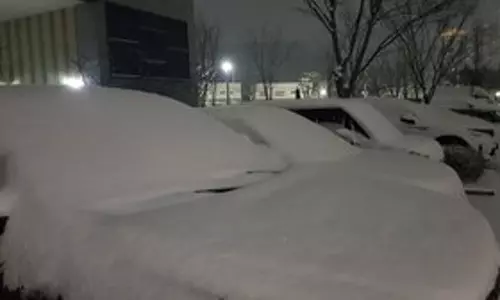 चंद्र नववर्ष की छुट्टियों के दौरान South Korea में भारी बर्फबारी