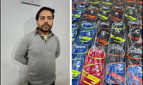 Meerut: पुलिस ने नकली किट बैग बनाने वाले आरोपी को दबोचा