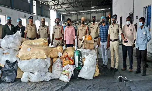 Hyderabad: जब्त 2.25 करोड़ रुपये मूल्य की 872 किलोग्राम नशीली दवाओं को नष्ट किया