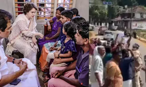 Kerala :  वायनाड में बाघ के हमले पर देरी से प्रतिक्रिया देने पर प्रियंका गांधी को काले झंडे दिखाए गए