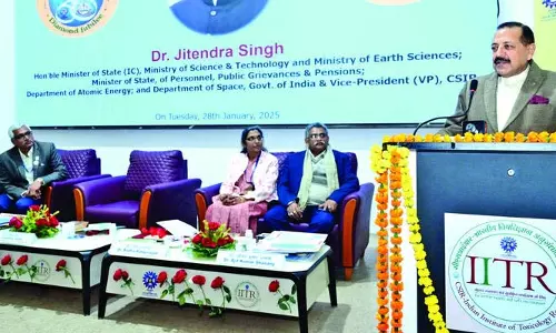 Dr. Jitendra ने लखनऊ टॉक्सिकोलॉजी इंस्टीट्यूट के हीरक जयंती समारोह को संबोधित किया