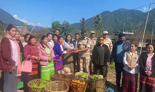 Arunachal : आईटीबीपी को समझौता ज्ञापन के तहत जिदो एसएचजी से सब्जियों की पहली खेप प्राप्त हुई