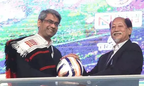 Nagaland : रियो ने एनएसएल को राज्य के फुटबॉल खिलाड़ियों के लिए Nagaland : रियो ने एनएसएल को राज्य के फुटबॉल खिलाड़ियों के लिए
