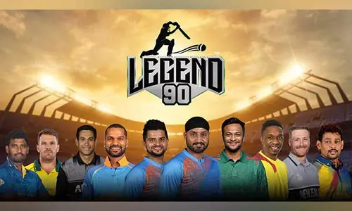 Harbhajan Singh, शिखर धवन, सुरेश रैना लीजेंड 90 लीग टूर्नामेंट की मुख्य लाइन-अप हैं Harbhajan Singh, शिखर धवन, सुरेश रैना लीजेंड 90 लीग टूर्नामेंट की मुख्य लाइन-अप हैं