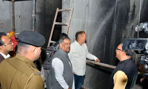 Jaipur: एसएमएस अस्पताल के आयुष्मान टॉवर में आग की घटना- चिकित्सा मंत्री ने लिया जायजा