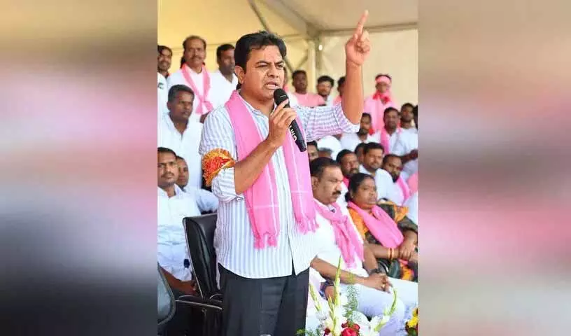 KTR ने तेलंगाना में किसानों को समर्थन के लिए इंतजार कराने के लिए कांग्रेस की आलोचना की