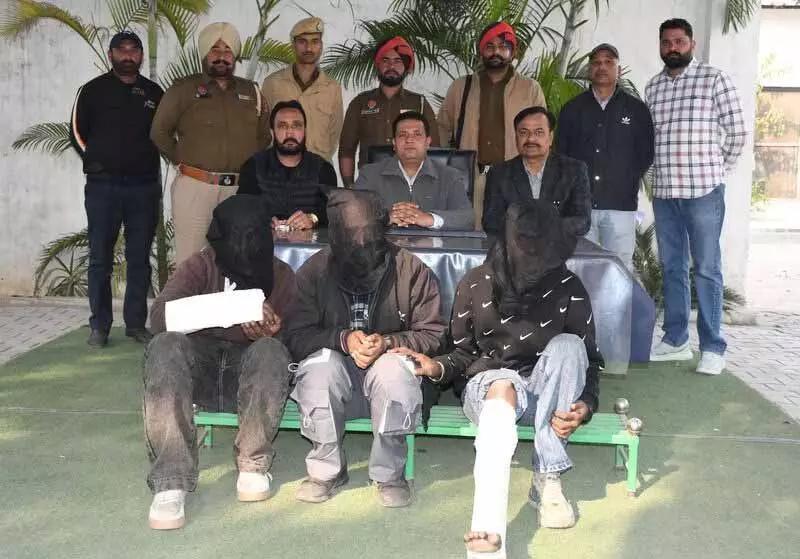 Ludhiana: तीन झपटमार पुलिस के जाल में फंसे