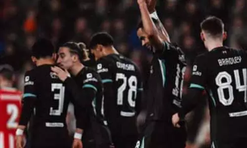 Champions League लिवरपूल, बार्सा शीर्ष 2 में, आर्सेनल अंतिम 16 में Champions League लिवरपूल, बार्सा शीर्ष 2 में, आर्सेनल अंतिम 16 में