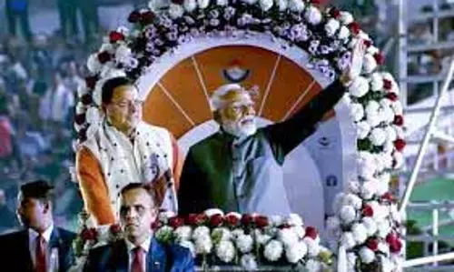 प्रधानमंत्री मोदी ने राष्ट्रीय खेलों का उद्घाटन किया