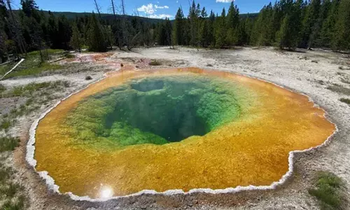 Yellowstone नेशनल पार्क में आए भूकंप से सबसे गर्म और सबसे पुराना भूतापीय क्षेत्र हिल गया