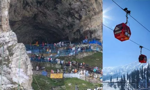 सरकार श्री अमरनाथ गुफा मंदिर को Baltal से रोपवे से जोड़ेगी सरकार श्री अमरनाथ गुफा मंदिर को Baltal से रोपवे से जोड़ेगी