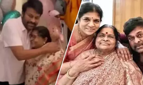 चिरंजीवी ने राम चरण के साथ मनाया मां अंजना देवी का जन्मदिन, VIDEO ने मचाया धमाल