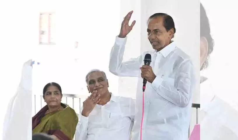 KCR ने तेलंगाना की आर्थिक गिरावट को लेकर कांग्रेस की आलोचना की