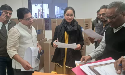 Jaipur: प्रबंध निदेशक ने निर्माणाधीन आरएमएससी के भवन का किया निरीक्षण Jaipur: प्रबंध निदेशक ने निर्माणाधीन आरएमएससी के भवन का किया निरीक्षण