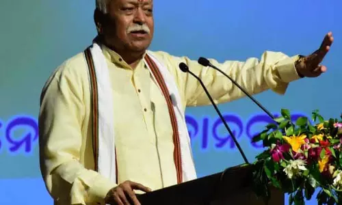 मोहन भागवत पांच दिवसीय ओडिशा दौरे पर भुवनेश्वर पहुंचे