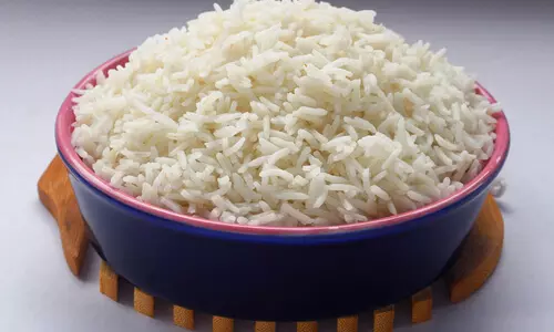 उबले चावल की रेसिपी
