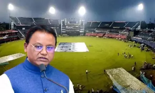 भारत-इंग्लैंड मैच से पहले CM आज बाराबती स्टेडियम का दौरा करेंगे भारत-इंग्लैंड मैच से पहले CM आज बाराबती स्टेडियम का दौरा करेंगे